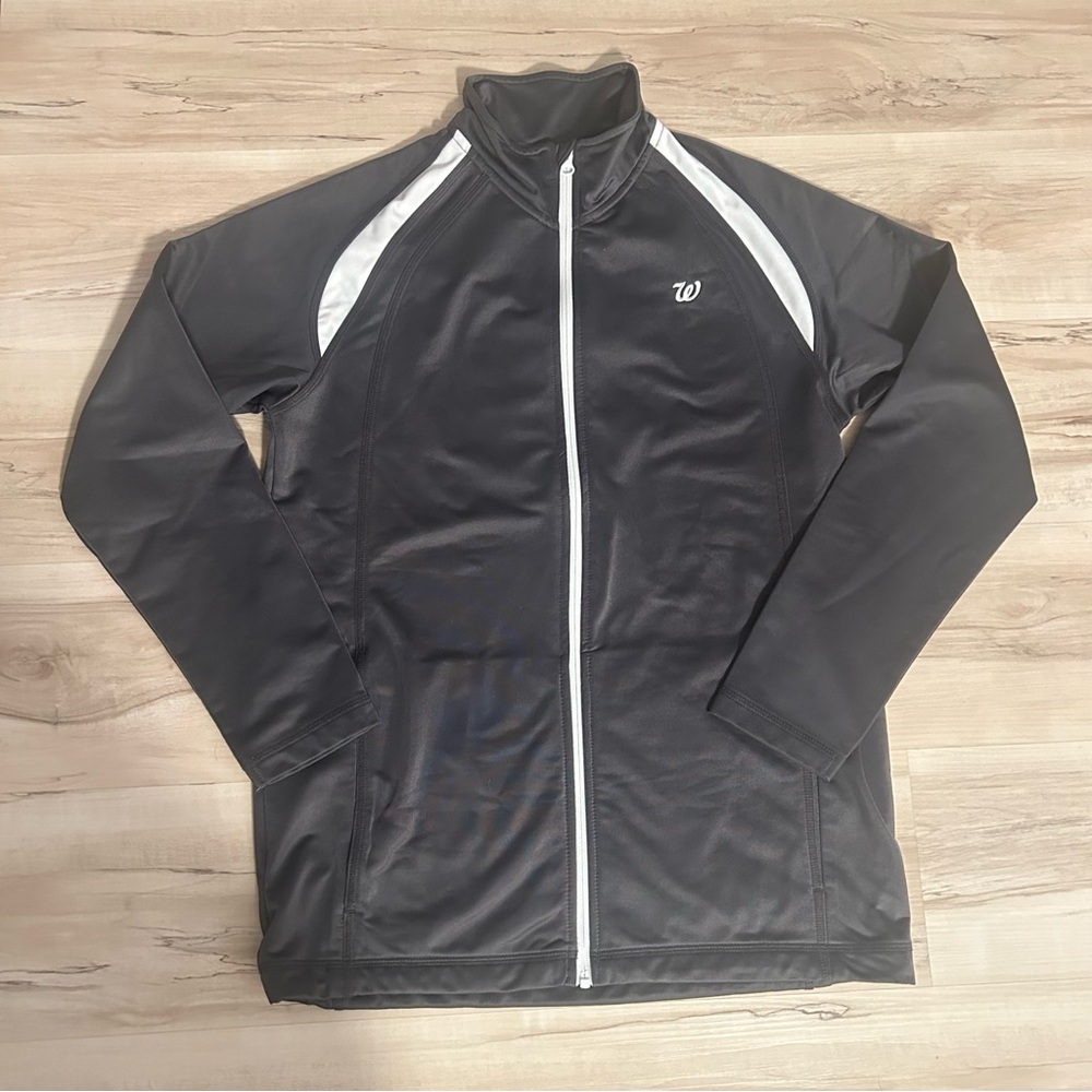High Performance Uniforms Walgreens Grey Full-Zip Jacket Size Small